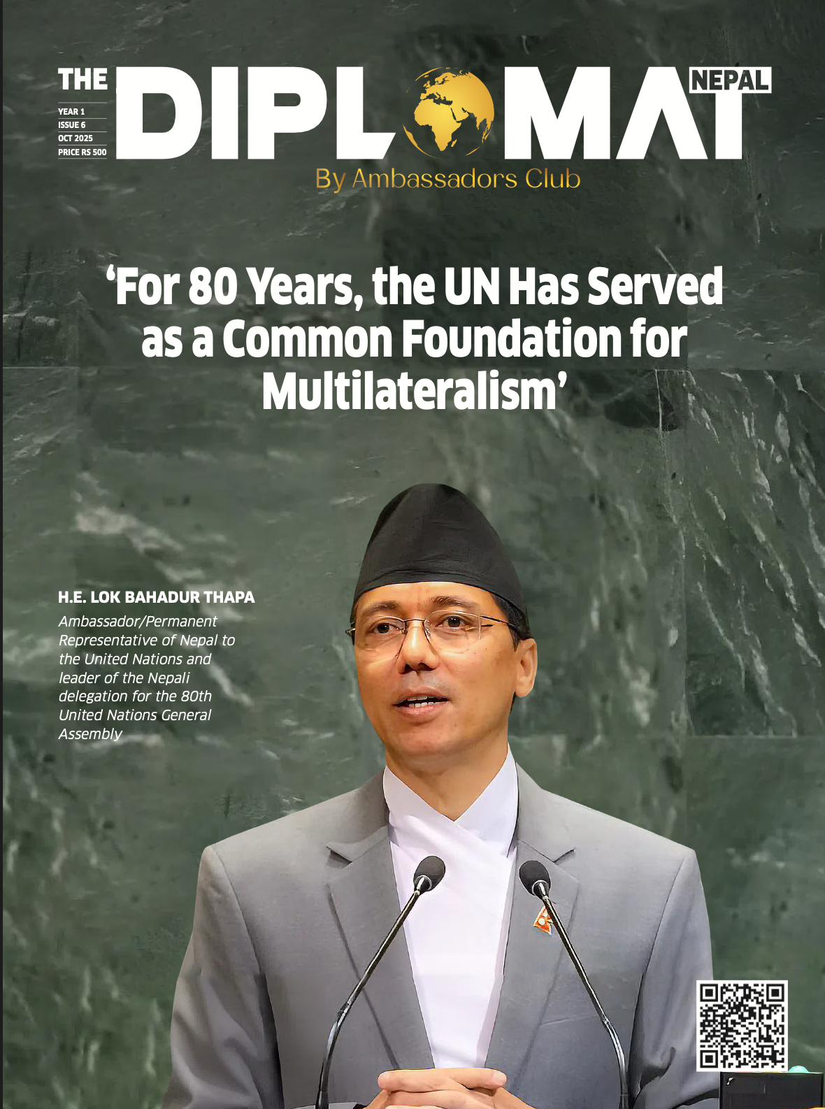 The Diplomat Nepal Issue-6 - Diplomat Nepal Foreign Affairs Magazine October 2025